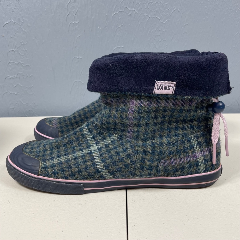 VANS Boylston Womens 9.5 Ankle High Wool Upper Skateboard Shoes Rare